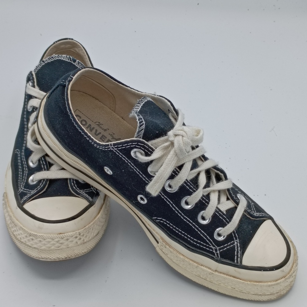 Converse Unisex Chuck 70 Low Obsidian Navy 7.5W/5.5M Vintage Canvas Sneaker